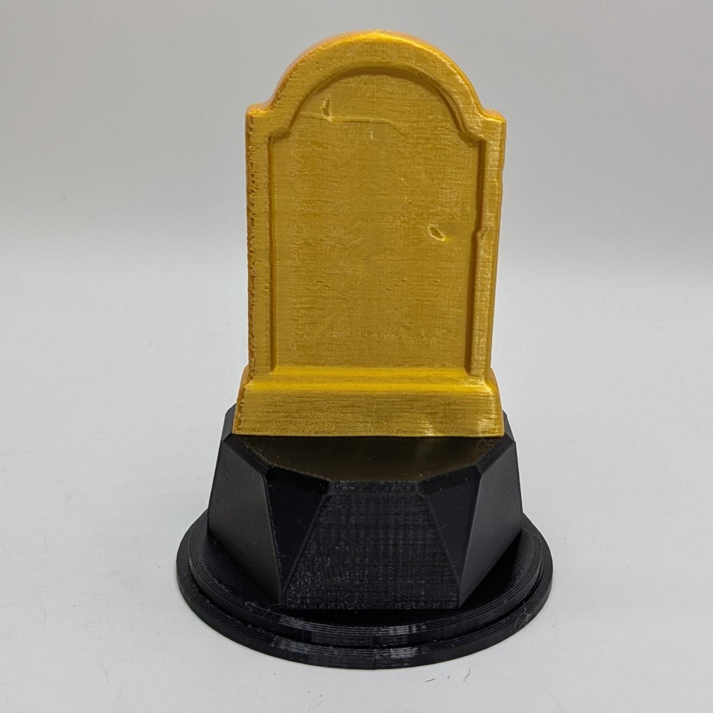 Personalised Dead To Us Trophy, Grave Stone Award Gift, Grave Stone Joke Gift, Custom Trophy Award, Novelty Dead To Us Award, Gravestone