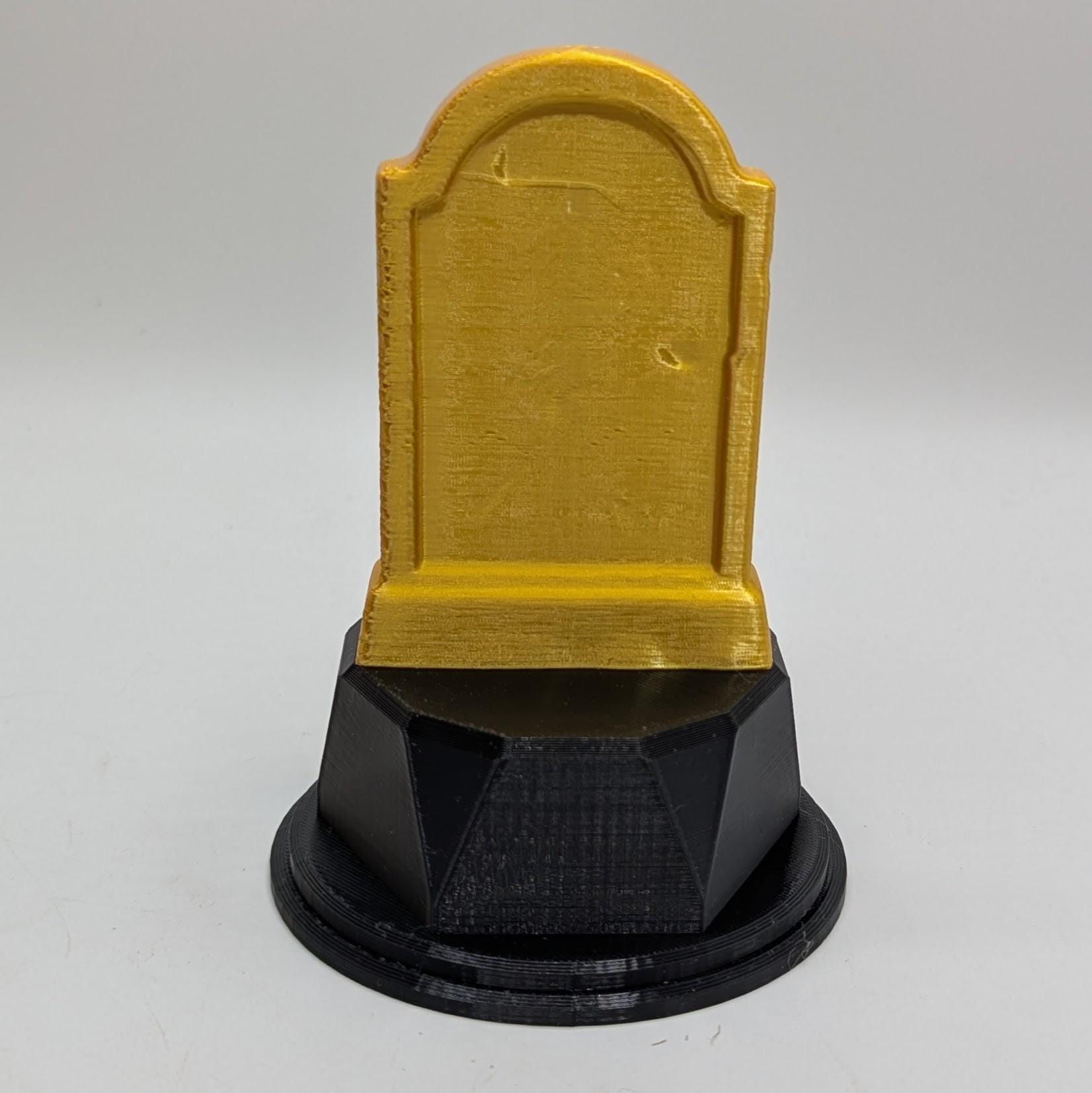 Personalised Dead To Us Trophy, Grave Stone Award Gift, Grave Stone Joke Gift, Custom Trophy Award, Novelty Dead To Us Award, Gravestone