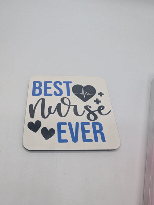 Best Nurse Coaster, Gift for Nurses, Under 5 Pound, Nurse Life Coaster, Best Nurse Gift, Nurse Christmas Gift, Gift for Her, Gift for Him