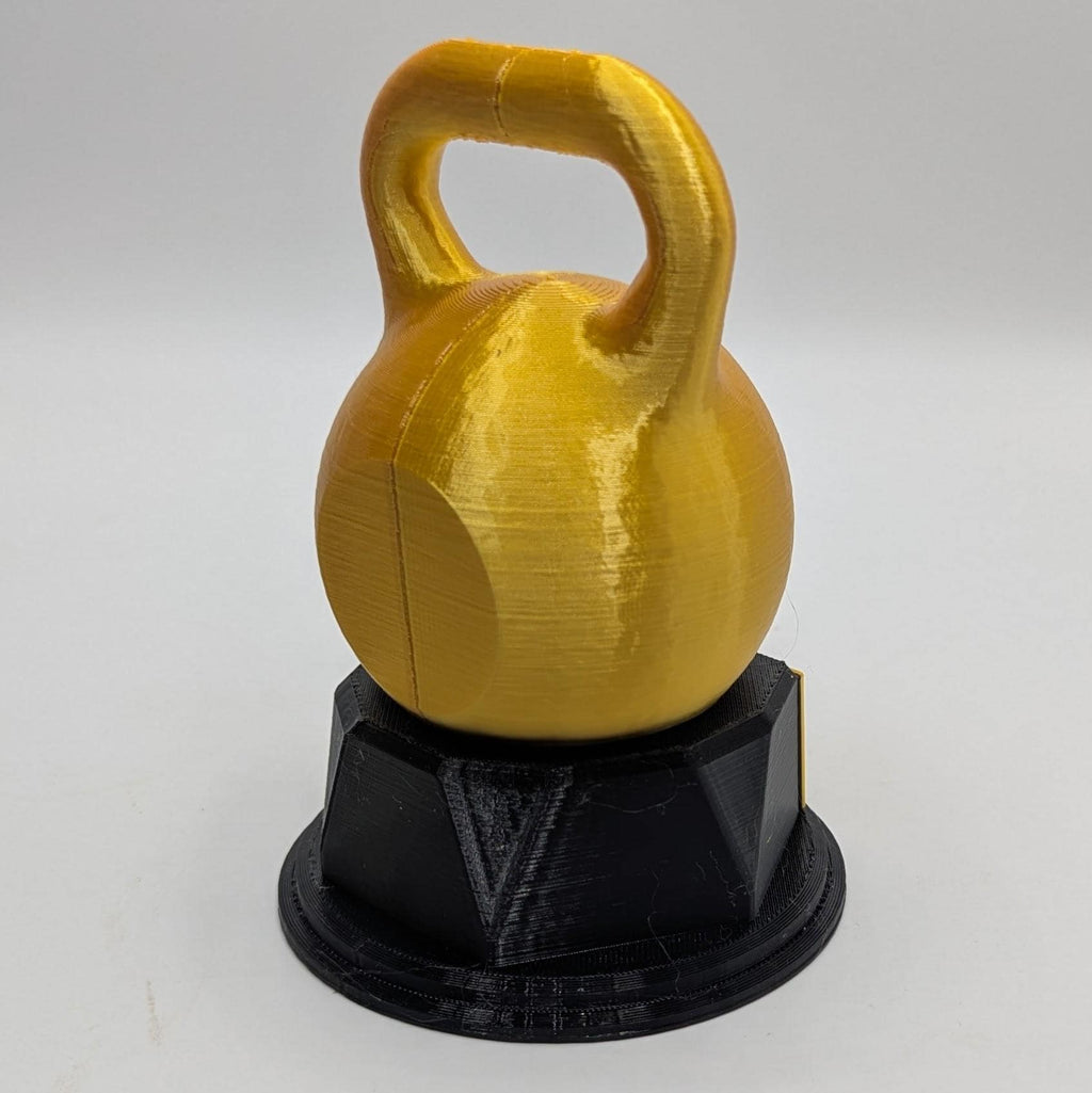 Personalised Kettle Bell Trophy, Exercise Fun Trophy, Gift for Personal Trainer, Custom Trophy Gift, Weight Bell Trophy, Bodybuilding Trophy