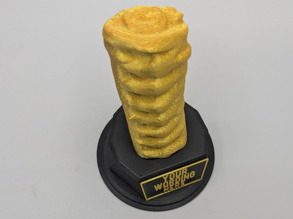 Personalised Sausage Roll Trophy, Sausage Roll Lover, Cheeky Sausage, Custom Trophy, Sausage Roll Eater Gift, Office Trophy, Sausage Roll