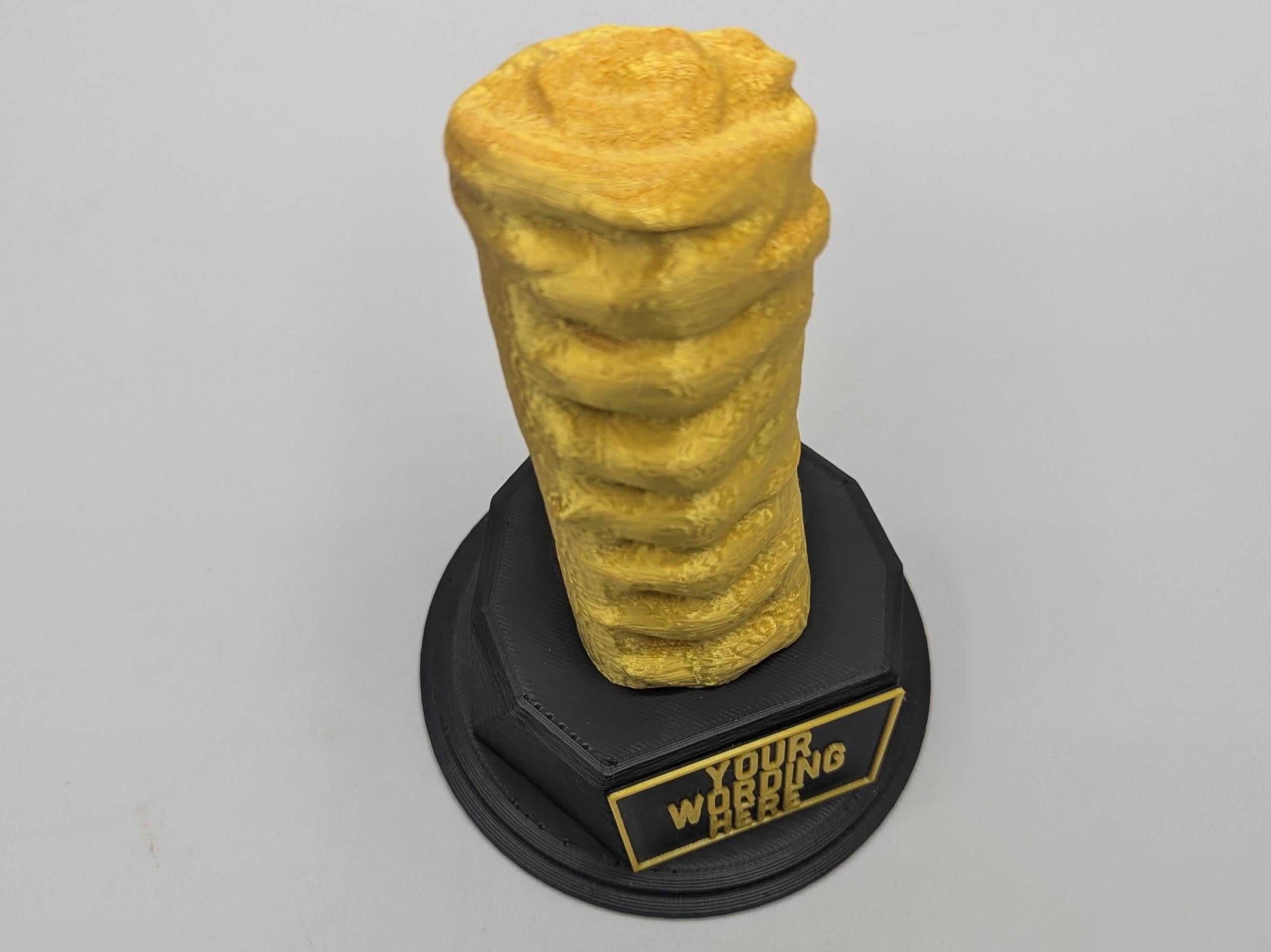 Personalised Sausage Roll Trophy, Sausage Roll Lover, Cheeky Sausage, Custom Trophy, Sausage Roll Eater Gift, Office Trophy, Sausage Roll