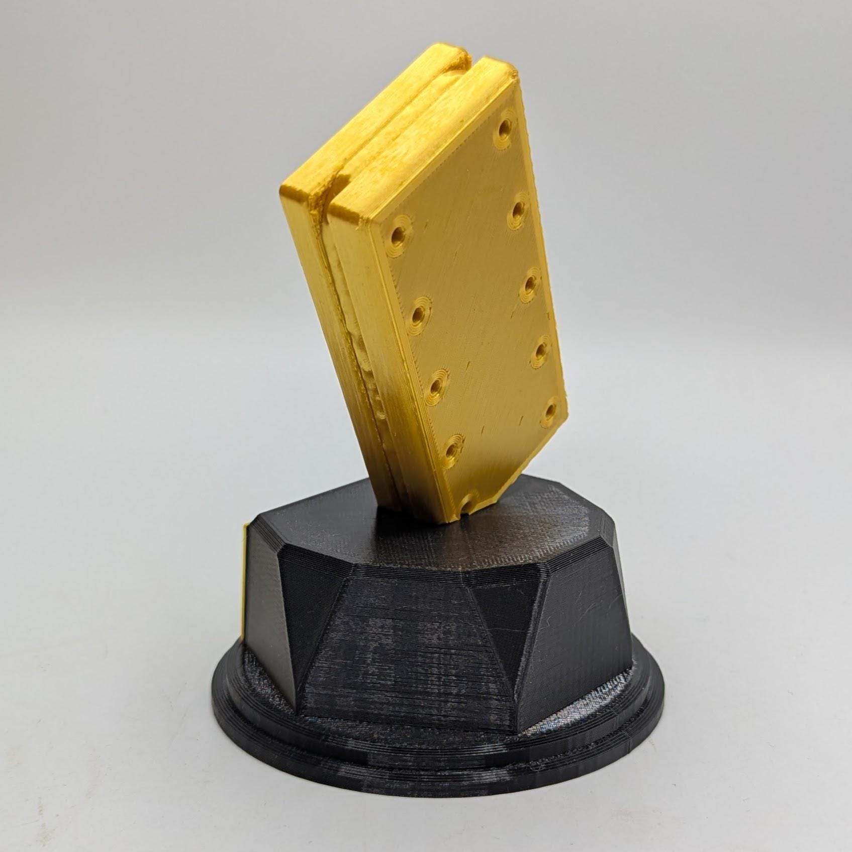 Personalised Bourbon Trophy, Biscuit Award, Custom Trophy, Bourbon Lover, Biscuit Award Gift, Bourbon Trophy Gift, Office Biscuit Trophy