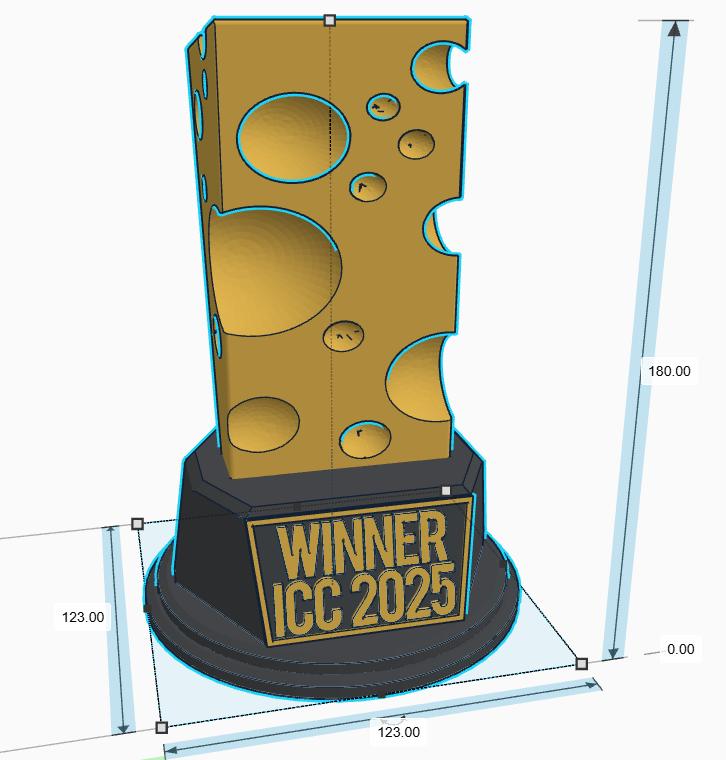 Personalised Cheese Trophy, Cheesy Award, Secret Santa Cheese Lover, Cheesy Jokes Trophy, Cheesiest Dad Jokes Award, Cheesy Office Trophy