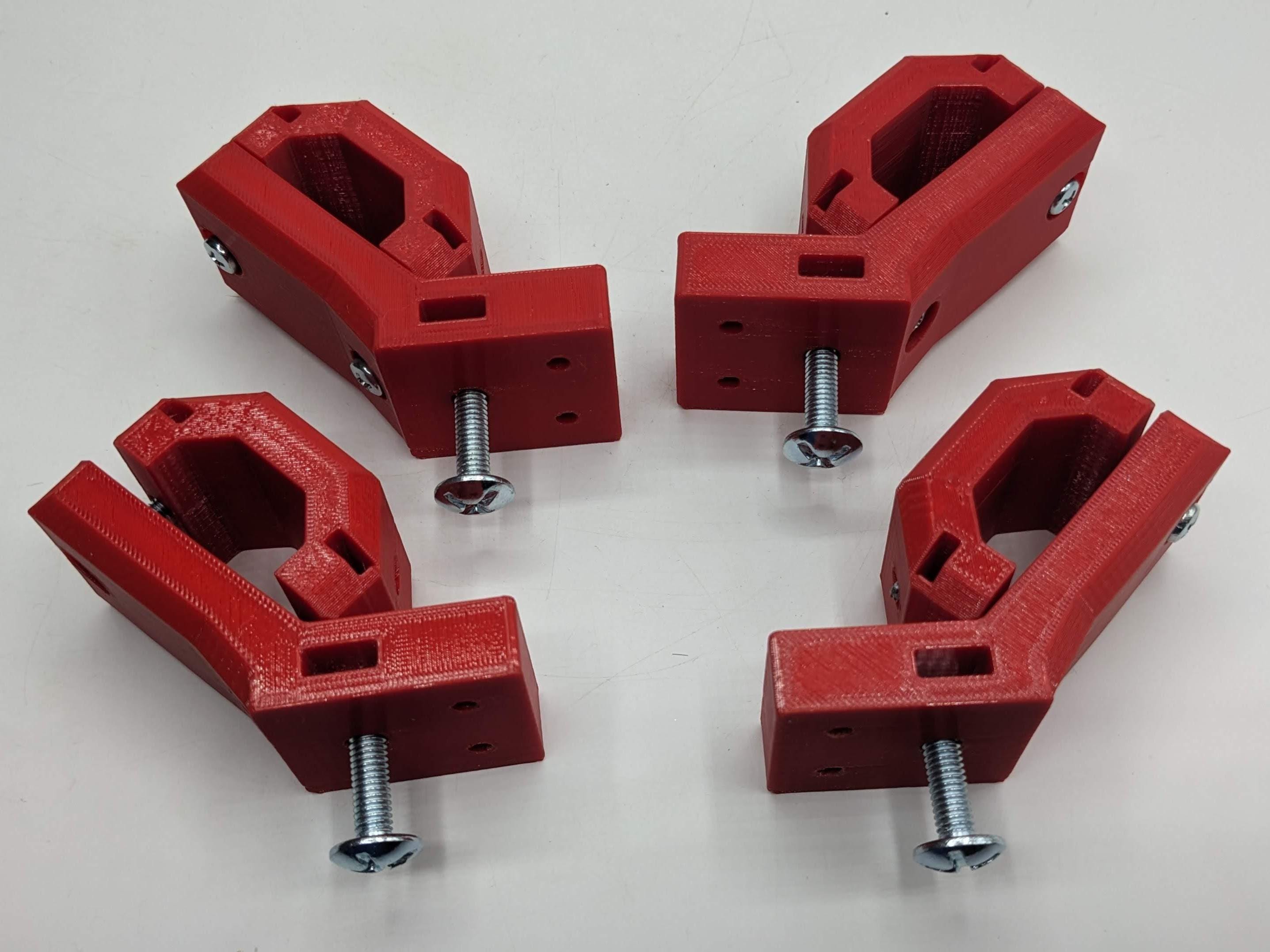 Universal Milwaukee Packout Side / Rear Mounting Corner Rail Set + Hardware Kit / Milwaukee Packout Side / Milwaukee Storage Packout Side