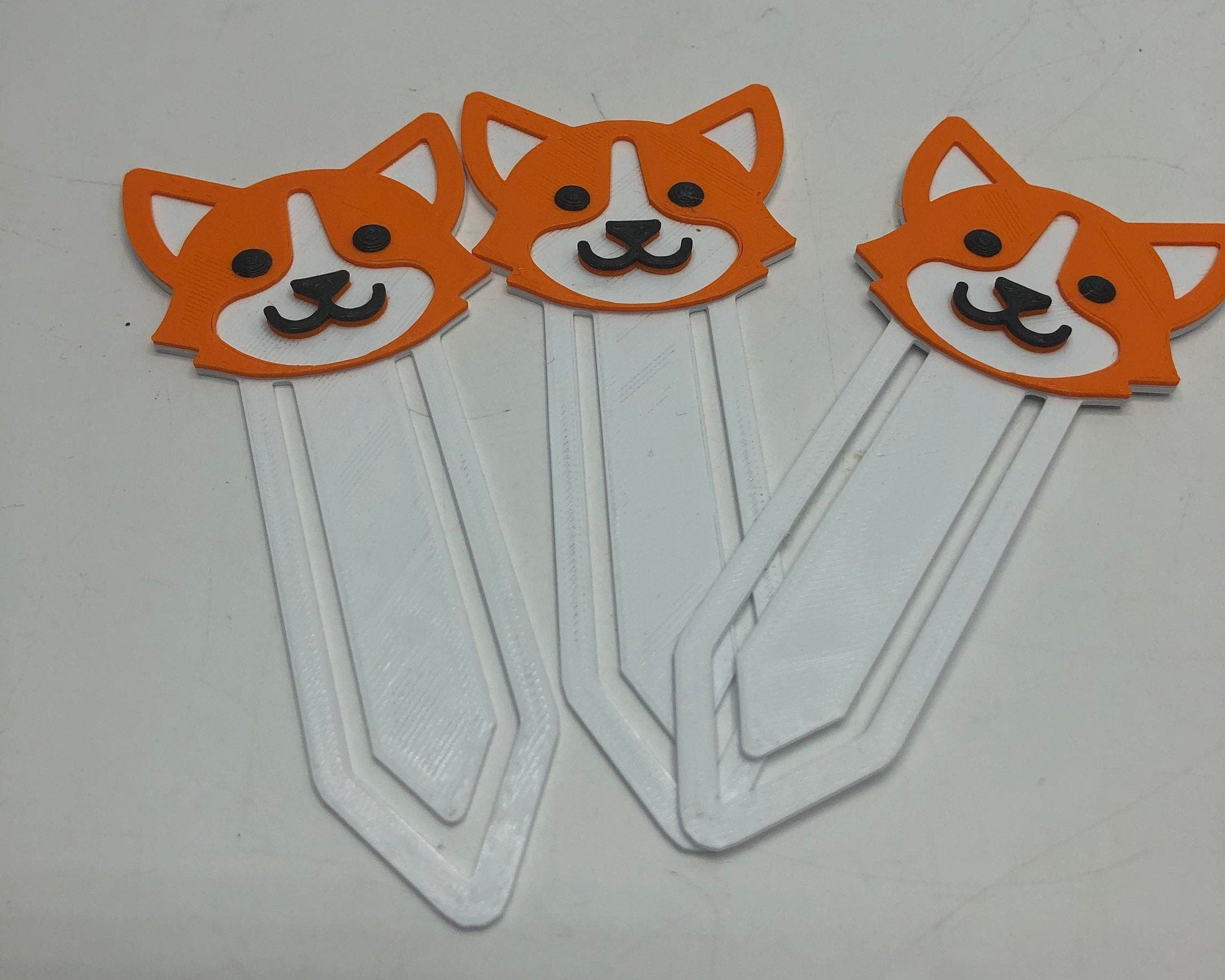 Fox Bookmark, Fox Lovers Gift, Stocking Filler Fox Bookmark, Reading Gift, Fox Page Marker, Fox Shape Gift, Wildlife Bookmark Gift, Reading