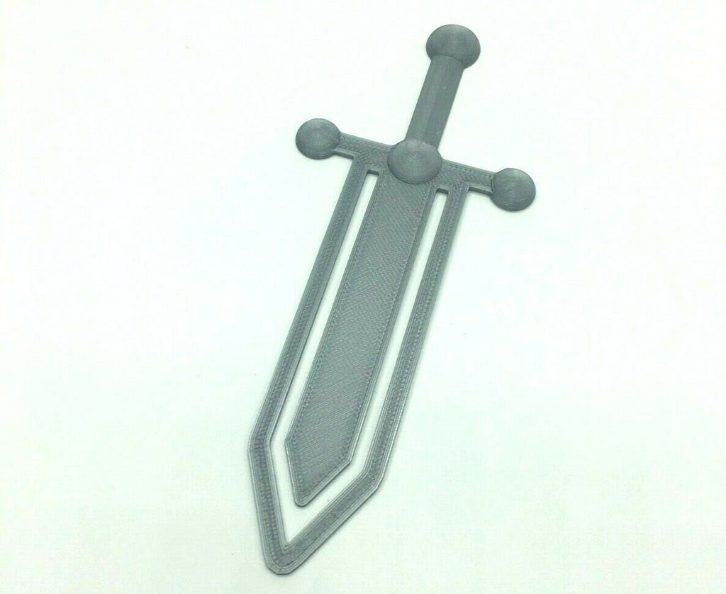 Sword Bookmark, Sword Reading Gift, Adventurer Bookmark, Gift for Bookworm, Sword Shaped Bookmark, Bookmark Stocking Filler, Under 5 Pounds