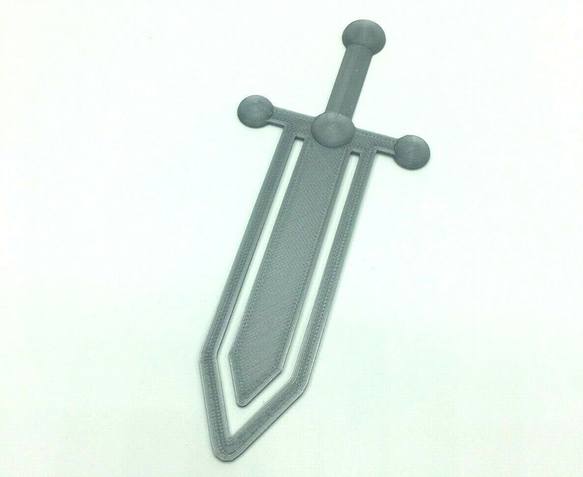 Sword Bookmark, Sword Reading Gift, Adventurer Bookmark, Gift for Bookworm, Sword Shaped Bookmark, Bookmark Stocking Filler, Under 5 Pounds