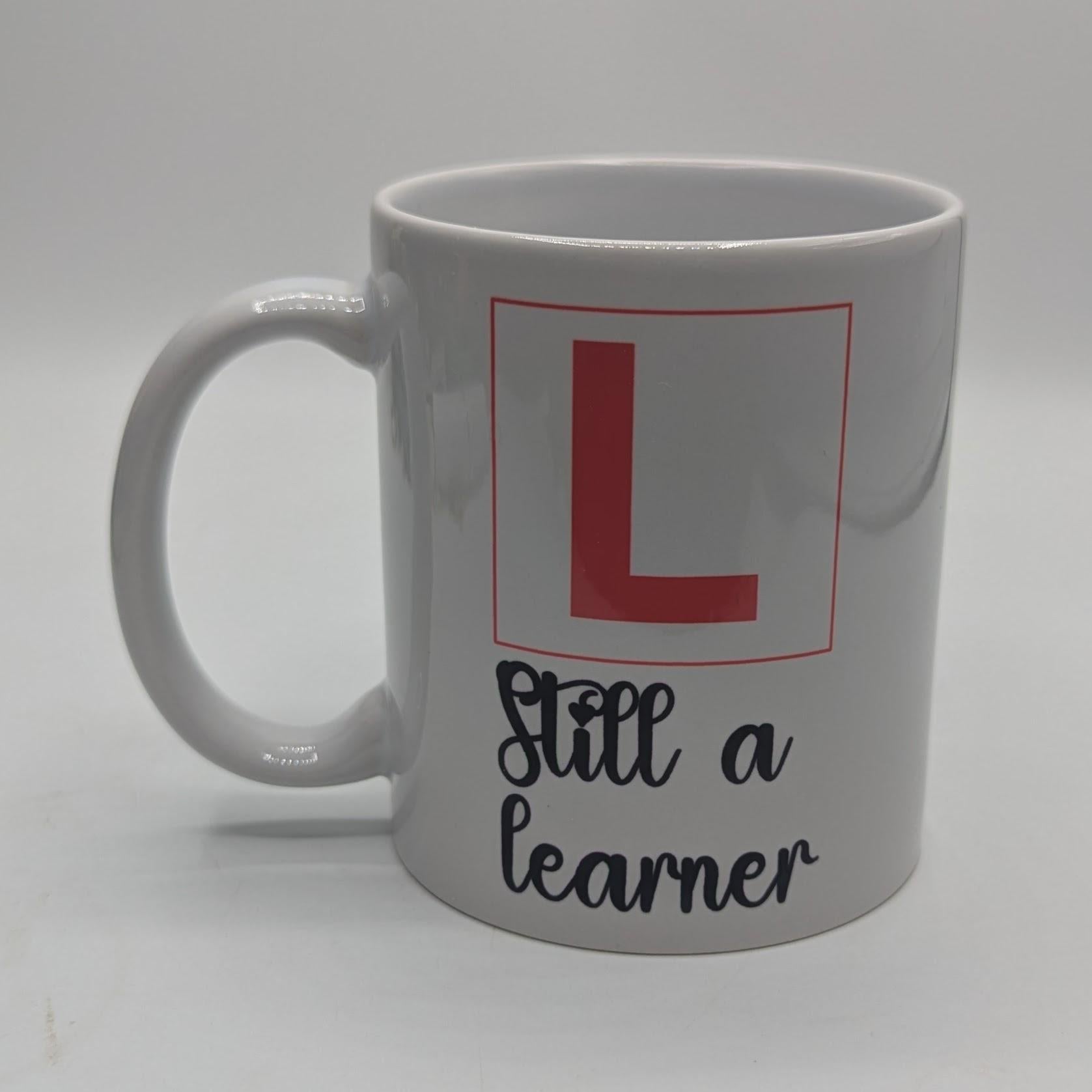 Learner Driver Mug, Funny Gift for Learner, Learner Driver Gift, 17th Birthday Gift, Personalised Learner Mug, Learning to Drive, Learner