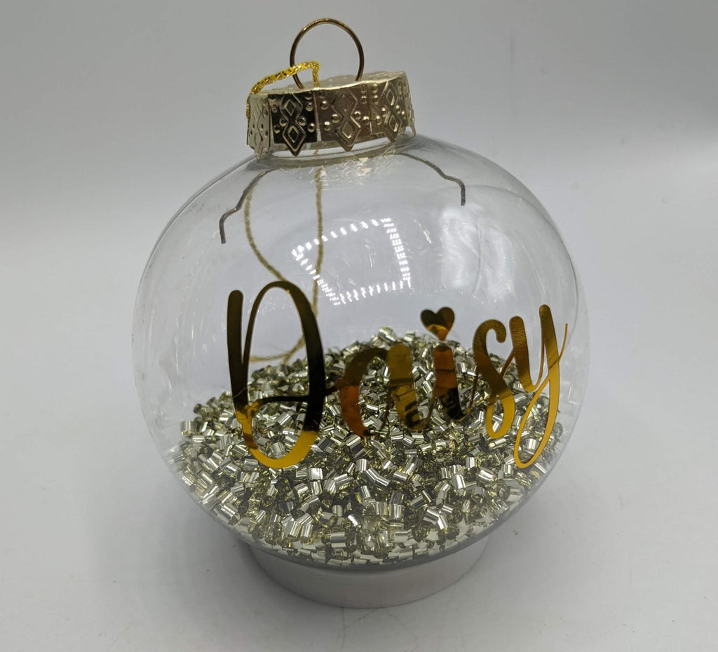 Personalised Christmas Bauble / Memorial Bauble / Tree Personalised Decoration / Name Bauble / Personalised Christmas Ornament Gift / Bauble