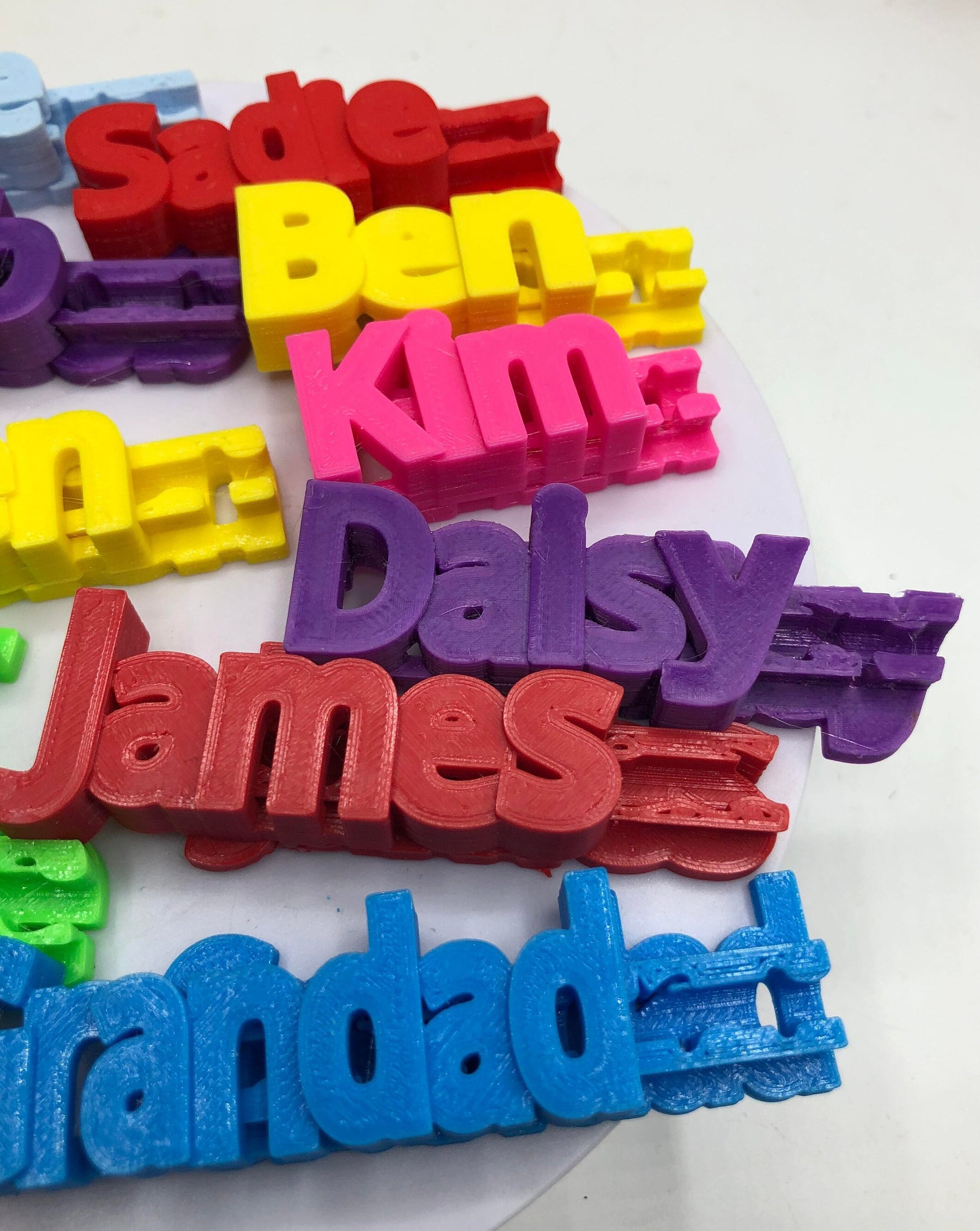 Personalised USB Charging Cable Clip with back / Personalised iPhone & iPad Clip / Marker Phone Cable Accessory / Samsung / Android Phone