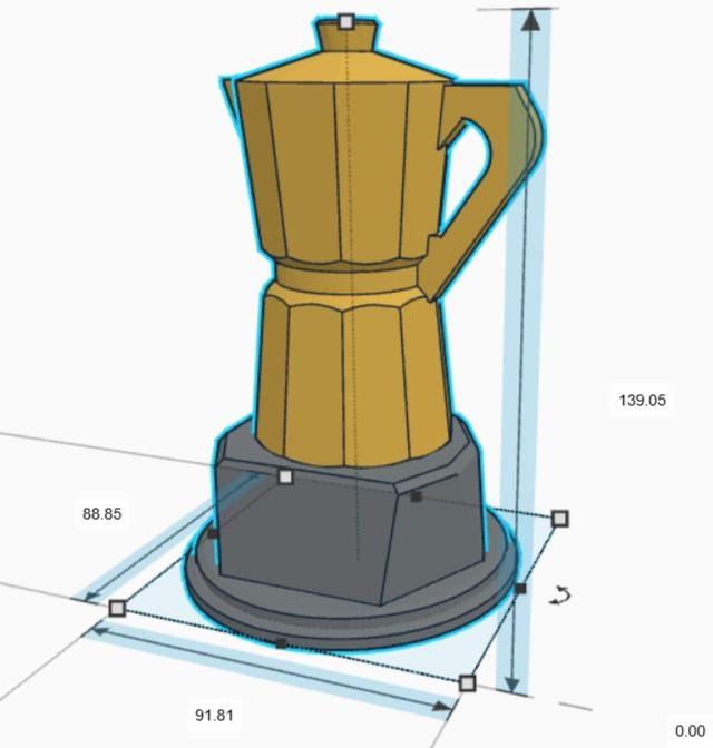 Personalised Coffee Maker Trophy, Coffee Pot Shape Gift,  Espresso Award Gift, Moka Pot Award, Custom Trophy Award, Coffee Lover Award Gift