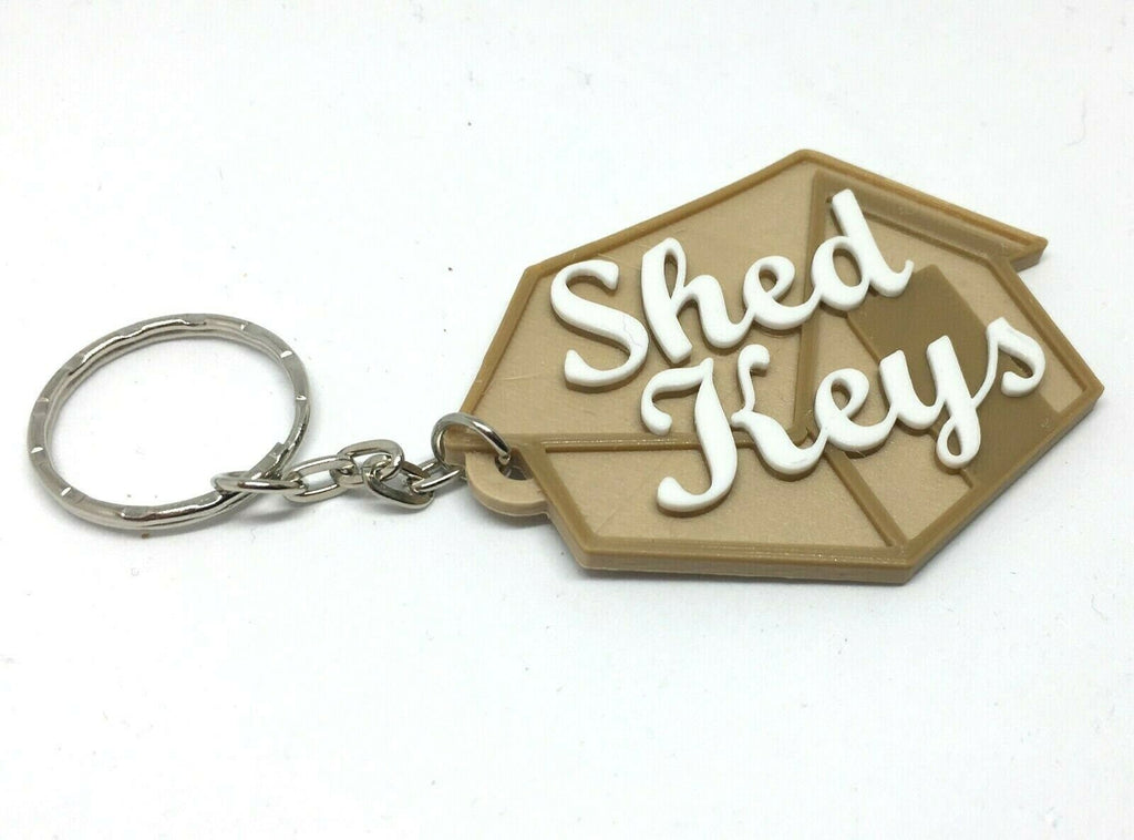 Shed Keys Keyring / Shed Keys Bag Tag / Man Cave Keyring / Shed Key Gift / Gift for Him / Shed Keyring / Shed Bag Tag / Keyring for Shed Key