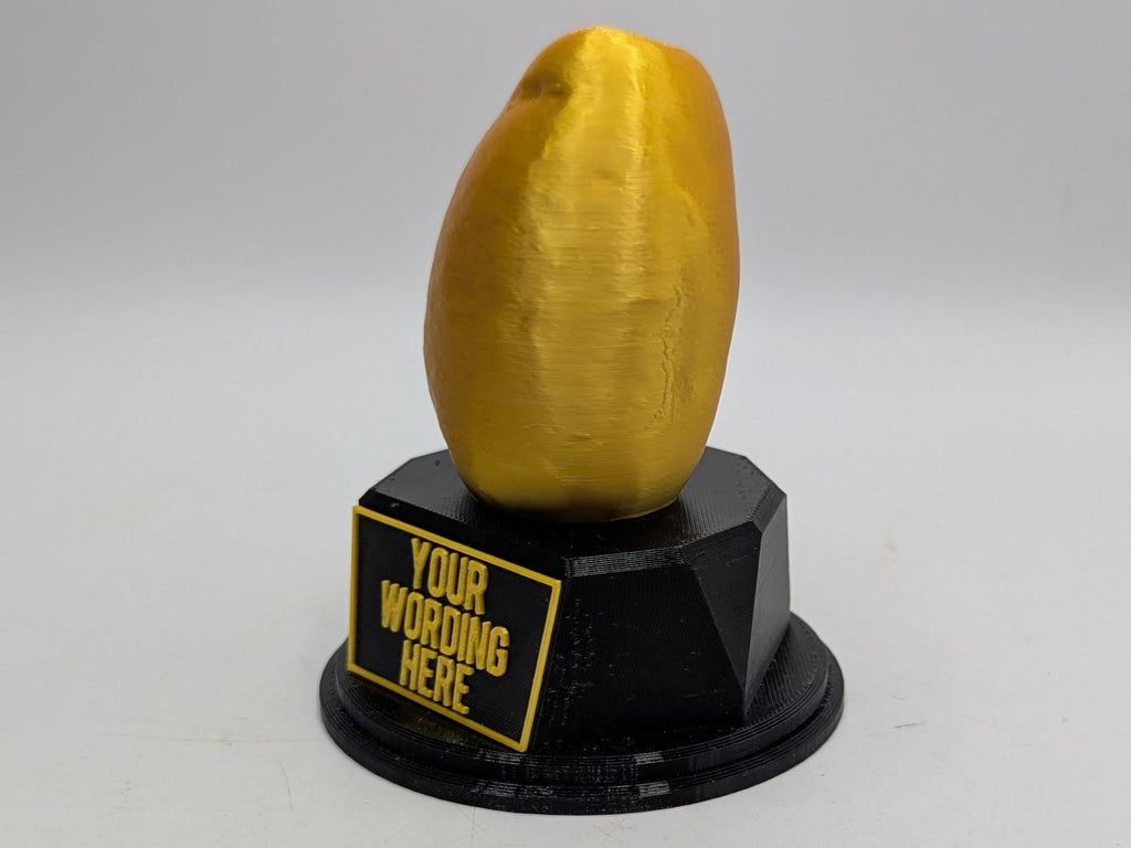 Personalised Potato Trophy, Hot Potato Trophy, Golden Potato Award, Custom Trophy, Golden Potato, Funny Trophy, Potato Gift, Office Trophy