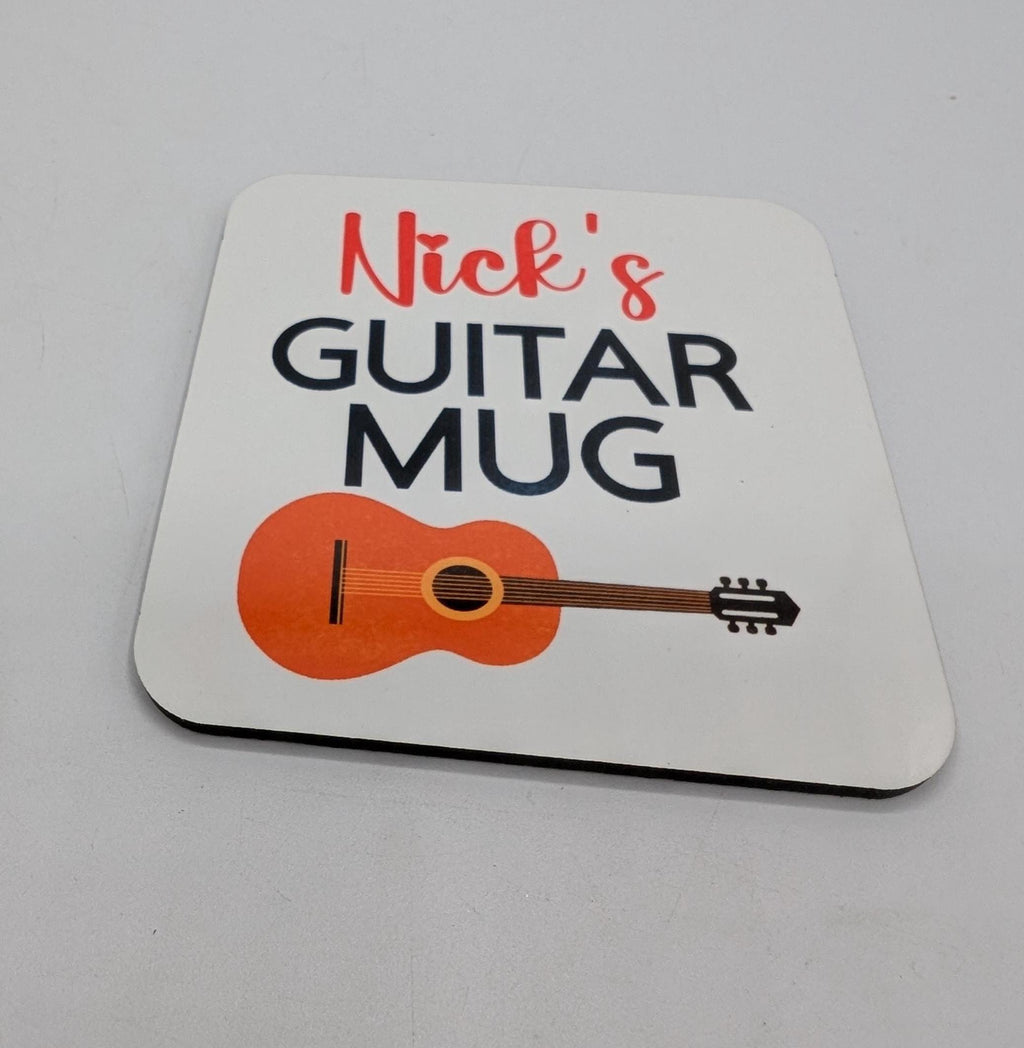 Personalised Guitar Mug, Guitar Enthusiast Gift, Musician Gift, Guitar Player Gift, Music Gift, Guitar Lovers Mug, Guitar Teacher Mug Gift
