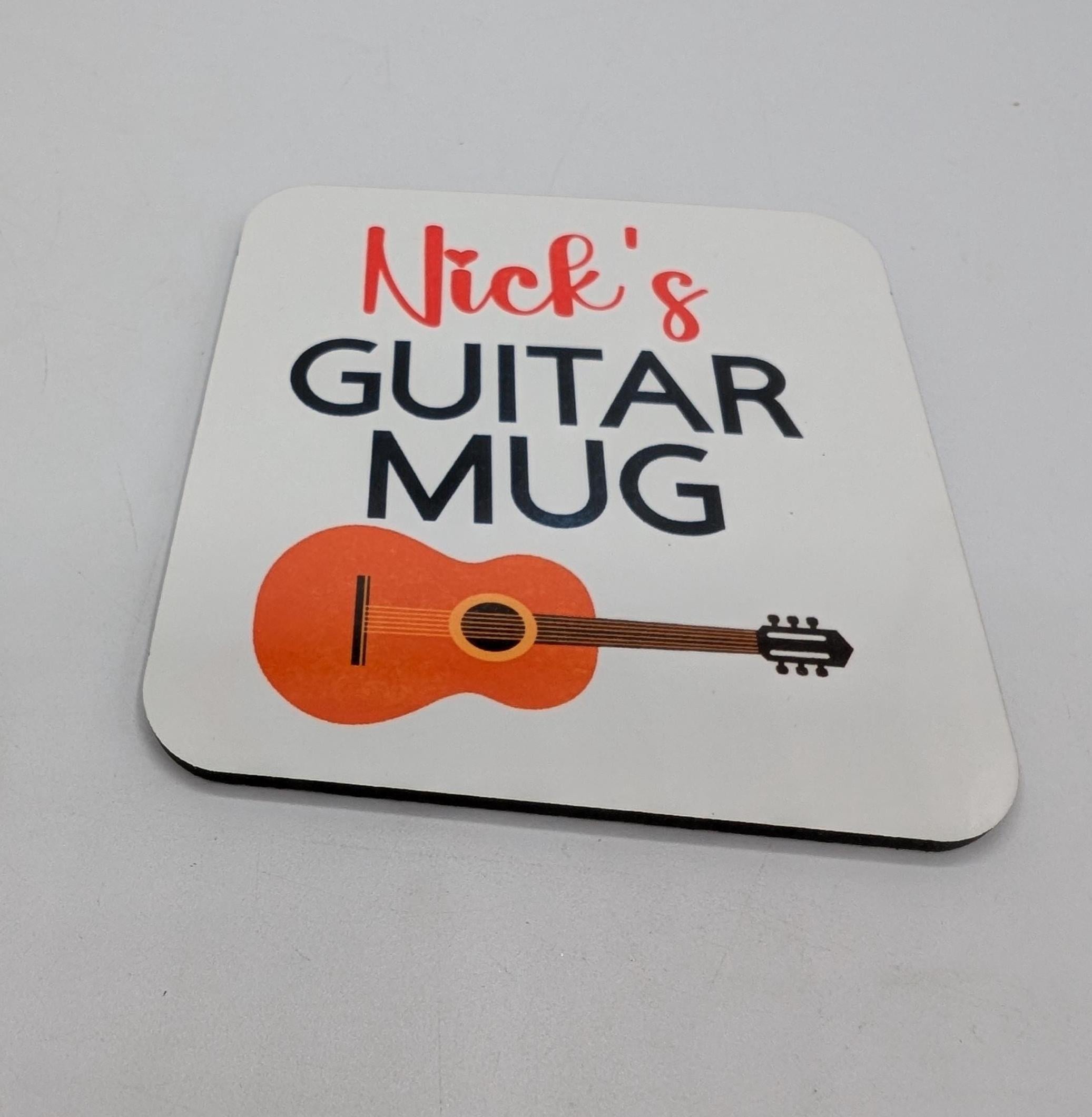 Personalised Guitar Mug, Guitar Enthusiast Gift, Musician Gift, Guitar Player Gift, Music Gift, Guitar Lovers Mug, Guitar Teacher Mug Gift