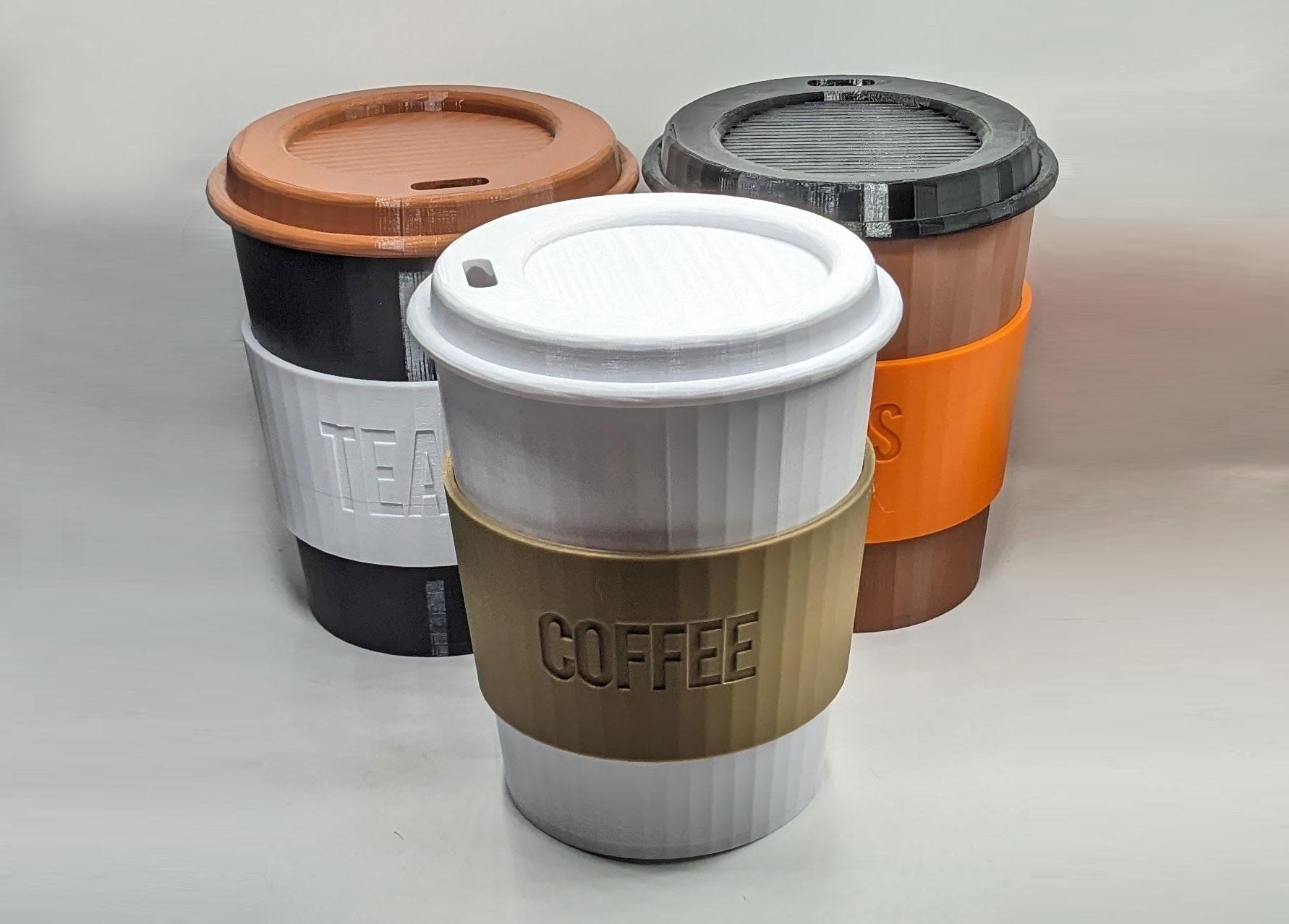 Giant Coffee Cup / Giant Tea Cup / Paper Coffee Style Cup / Coffee Shop Tips Pot / Tea Bag Tub / Perfect for Coffee Shops/Trucks / Moneybox