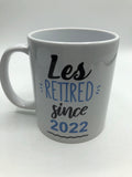Personalised Retirement Mug, Custom Retirement Gift, Retirement Colleague, Gift for Retiring Friend, Retirement Celebration Mug, Co-worker