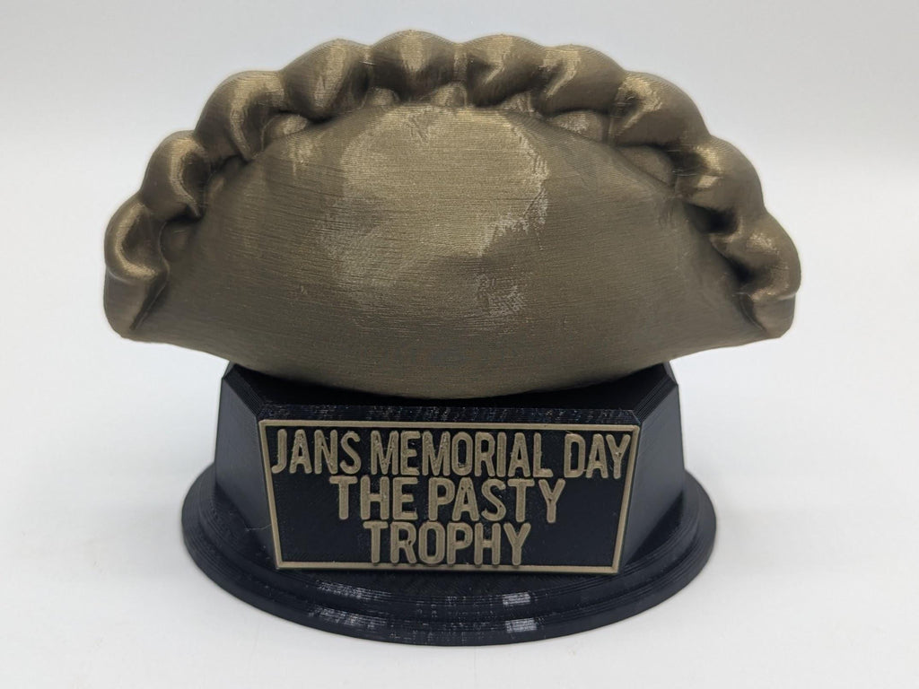 Cornish Pasty Trophy, Cornish Pasty Award, Custom Trophy Gift, Pasty Lover Gift, Office Trophy Gift, Cornish Pasty Lover Best Employee Award