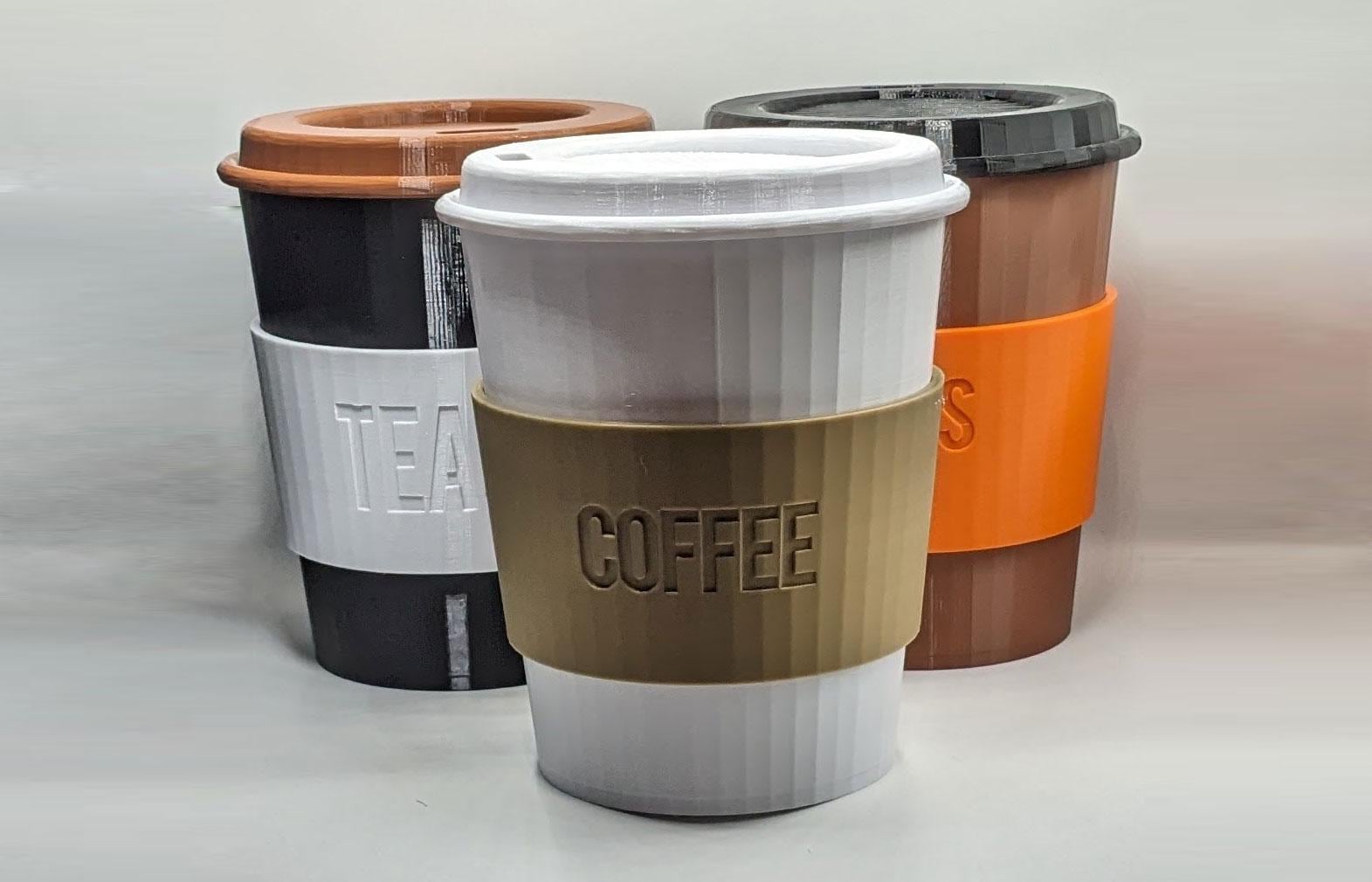 Giant Coffee Cup / Giant Tea Cup / Paper Coffee Style Cup / Coffee Shop Tips Pot / Tea Bag Tub / Perfect for Coffee Shops/Trucks / Moneybox