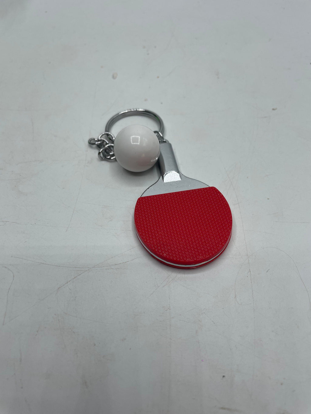 Table Tennis Keyring / Ping Pong Keyring / Table Tennis Gift / Table Tennis Player Gift / Secret Santa / Stocking Filler / Ping Pong Bat