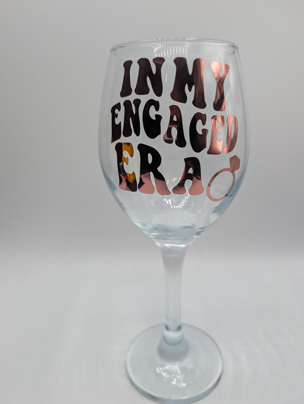 My Engaged Era Glass, Gift for Her, Engagement Present, Present For Her, Birthday Present, Engagement Party Glass, Congratualations Gift