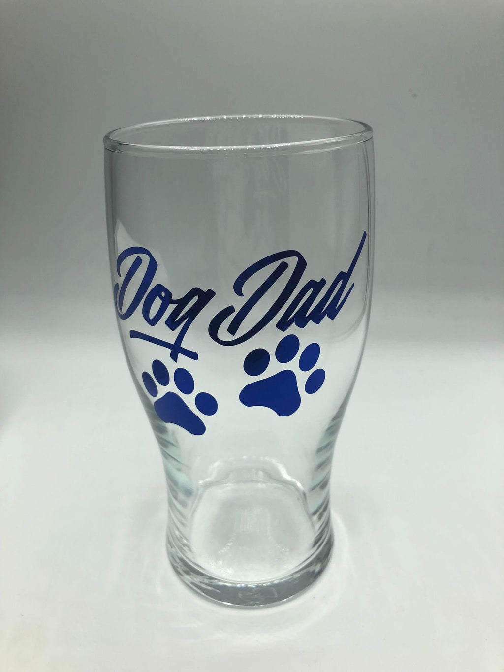 Dog Dad Pint Glass, Father's Day Gift, Present for Dad, Gift for Dog Lover, Dog Owner Gift, Pet Lover Gift, Dog Walker Present, Dog Groomer