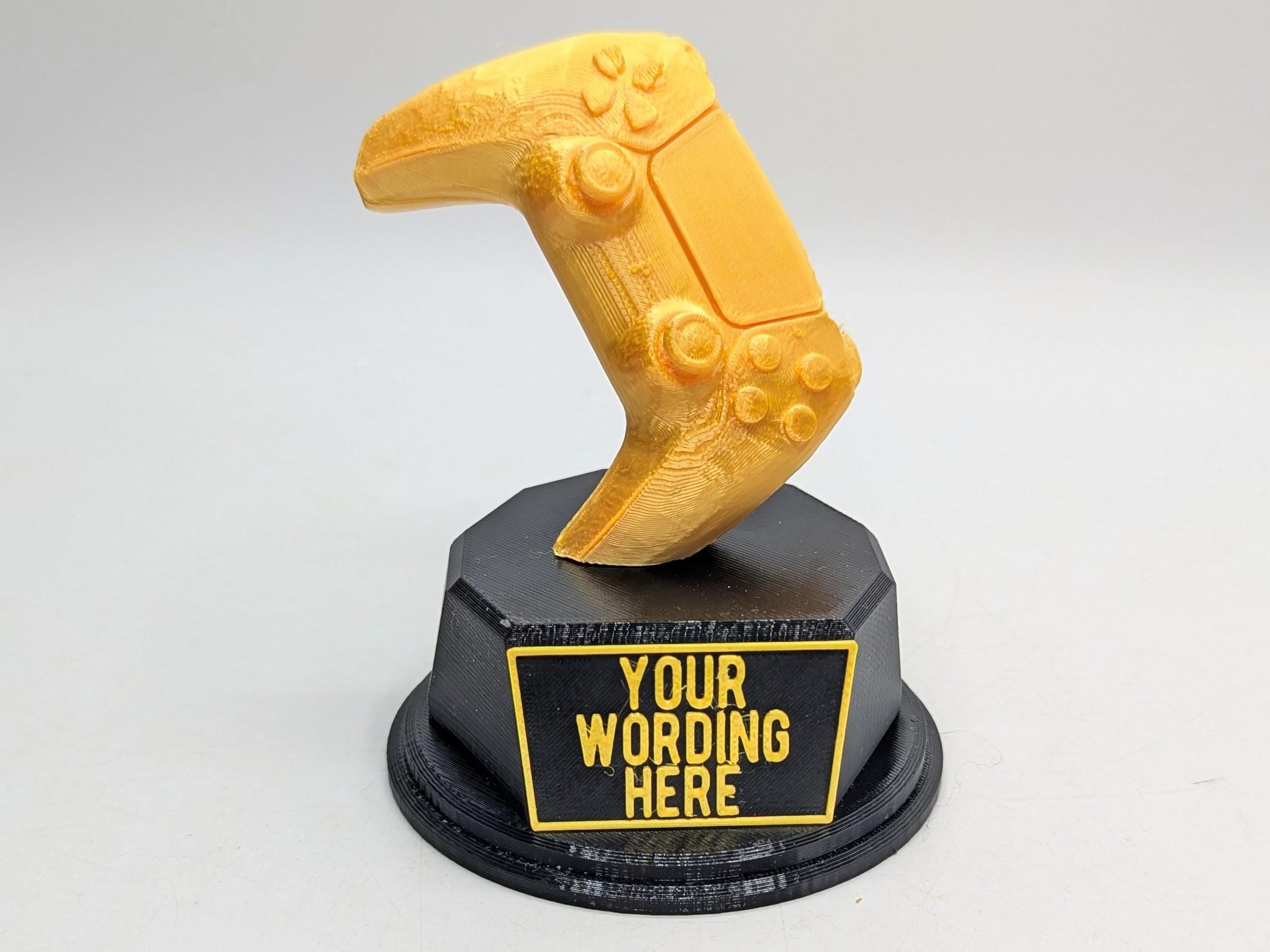 Personalised Playstation Trophy, Gamer Trophy, Playstation Award, Gift for Gamer, Gaming Night Award, Gaming Event Trophy, Gamer Birthday