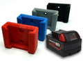 Battery Wall Mini Mount for Milwaukee M18 18v Drills / Powertool Battery Storage . Battery Tool Holder Mount Milwaukee
