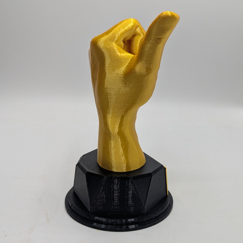 Personalised Shaka Hand Trophy, Shaka Award Gift, Custom Trophy Gift, Funny Shaka Hand Award. Trophy, Shaka Hand Gift, Shaka Hand Trophy