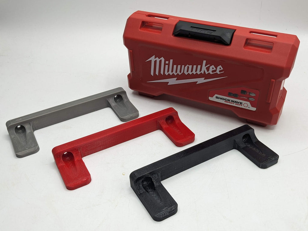 Wall Mount for Milwaukee Shockwave Bit Set Boxes / SHOCKWAVE Box Wall Mount / Milwaukee Shockwave Bit Set Boxes Mount / Wall Mount Milwaukee