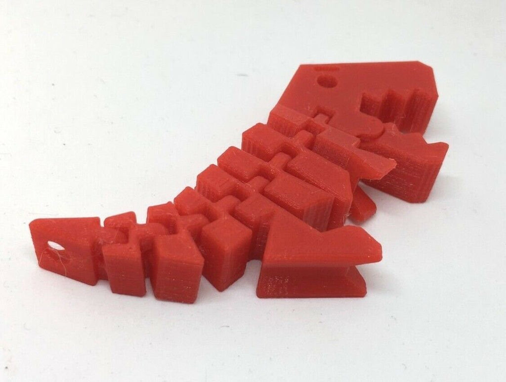 Roar-Some T-Rex Keyring, Flexible T-Rex, Tyrannosaurus Gift, Fidget Dinosaur, Articulated T-Rex, T-Rex Gift, Sensory Keyring, Under 5 Pound