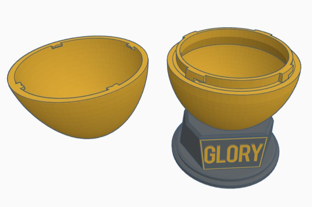 Personalised Golden Egg Trophy, Large Fillable Egg Award, Good Egg Award, Best Employee, Custom Trophy, Golden Goose Egg Award, Eggcellence