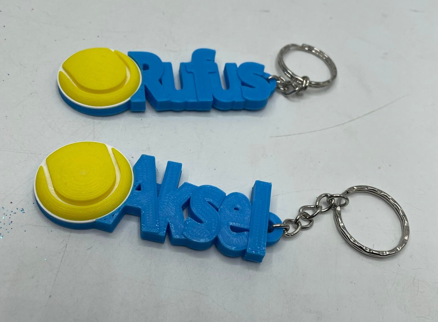 Personalised Tennis Keyring / Custom Made Tennis Gift / Tennis Gift Keyring / Tennis Bag Keyring Name / Tennis Gift / Gifts for Tennis Lover