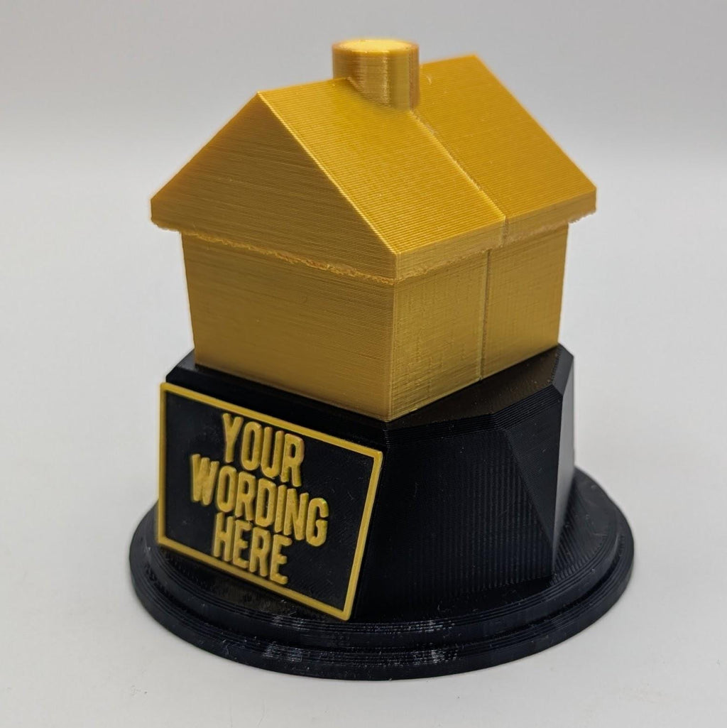 Personalised House Trophy, New Home Trophy, House Award, Custom Trophy, Homebuyer, Funny Trophy, First Home Gift, Office Trophy, Best Home