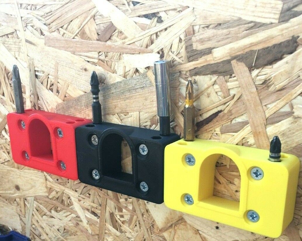 Wall Mount for Ryobi Plus One 18v Battery + colour choice / Ryobi One + Batteries / Battery Mount Holder for Ryobi Plus One 18v Battery