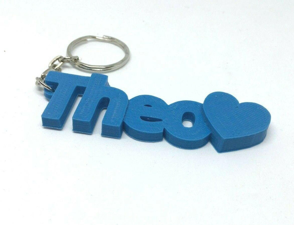 Personalised Heart Keyring, Heart Bag Tag, Heart Keychain, Personalised Keyring, Under 5 Pounds, School Bag Tag, Custom Name Keyring