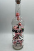Mother in Law Roses Light Bottle, Mother's Day Gift, If Mothers were flowers Gift, Mum Christmas Gift, Gift for Mum Birthday, Mum Christmas