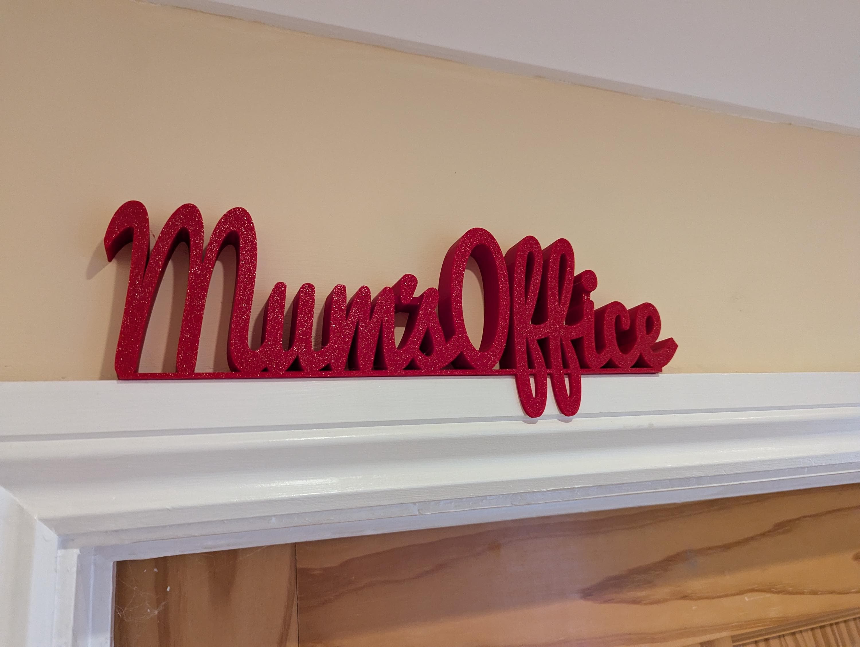 Mum's Office Door Sign, Mum Door Sign, Door Topper, Custom Door Sign, Mum Wall Sign, Above Door Sign, Quirky Sign, Gift for Mum, Mum's Space