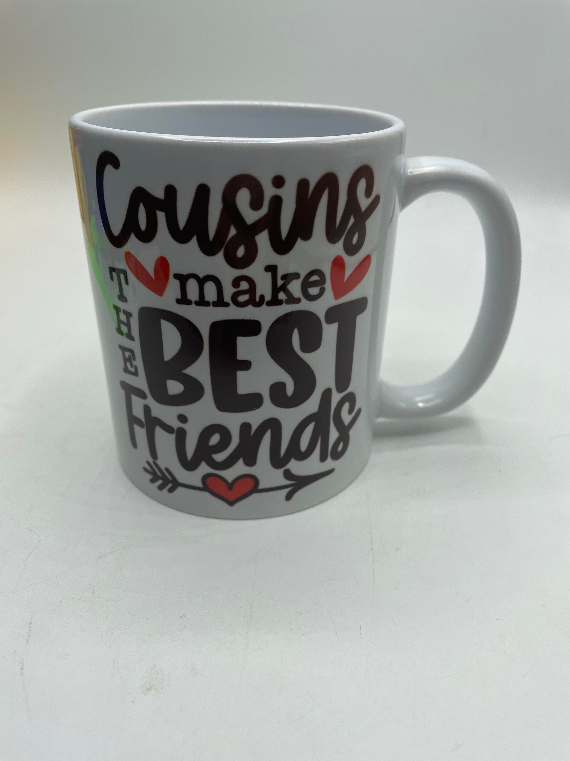 Cousins Best Friends Mug, Cousin Gift, Cousin Birthday Gift, Gift for Cousin, Cousin Christmas, Best Cousin Gift, Funny Cousin Mug, Cousin