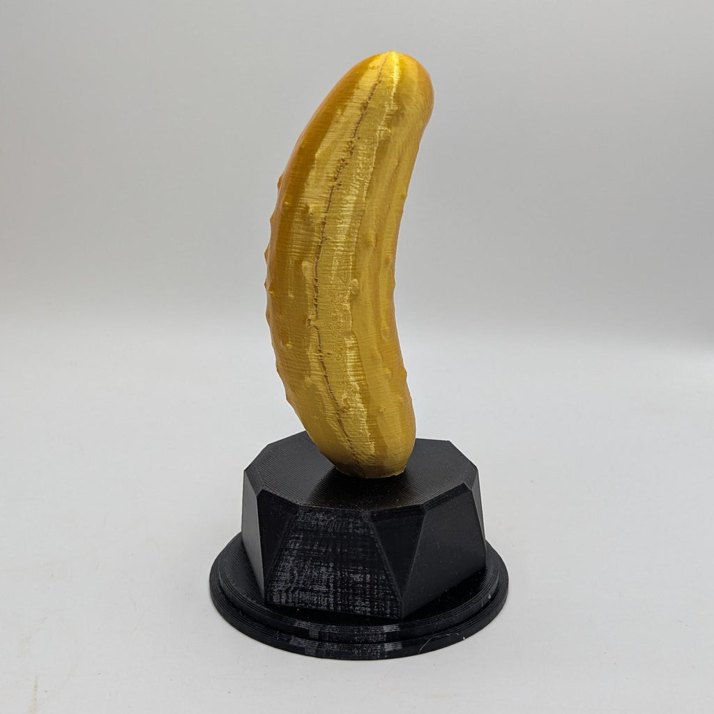 Personalised Gherkin Trophy, Custom Trophy Gift, Gherkin Lover Trophy, Gherkin Award Gift, Pickle Award Trophy, Gherkin Shaped Gift, Gherkin