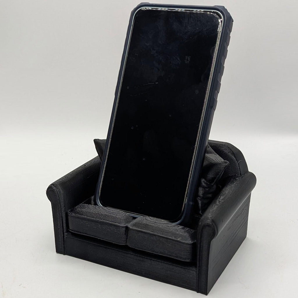 Sofa Phone Stand, Couch Phone Stand, Settee Shaped Phone Stand, Iphone Phone Holder, Android Phone Holder, Settee Fun Gift, Phone Stand Gift
