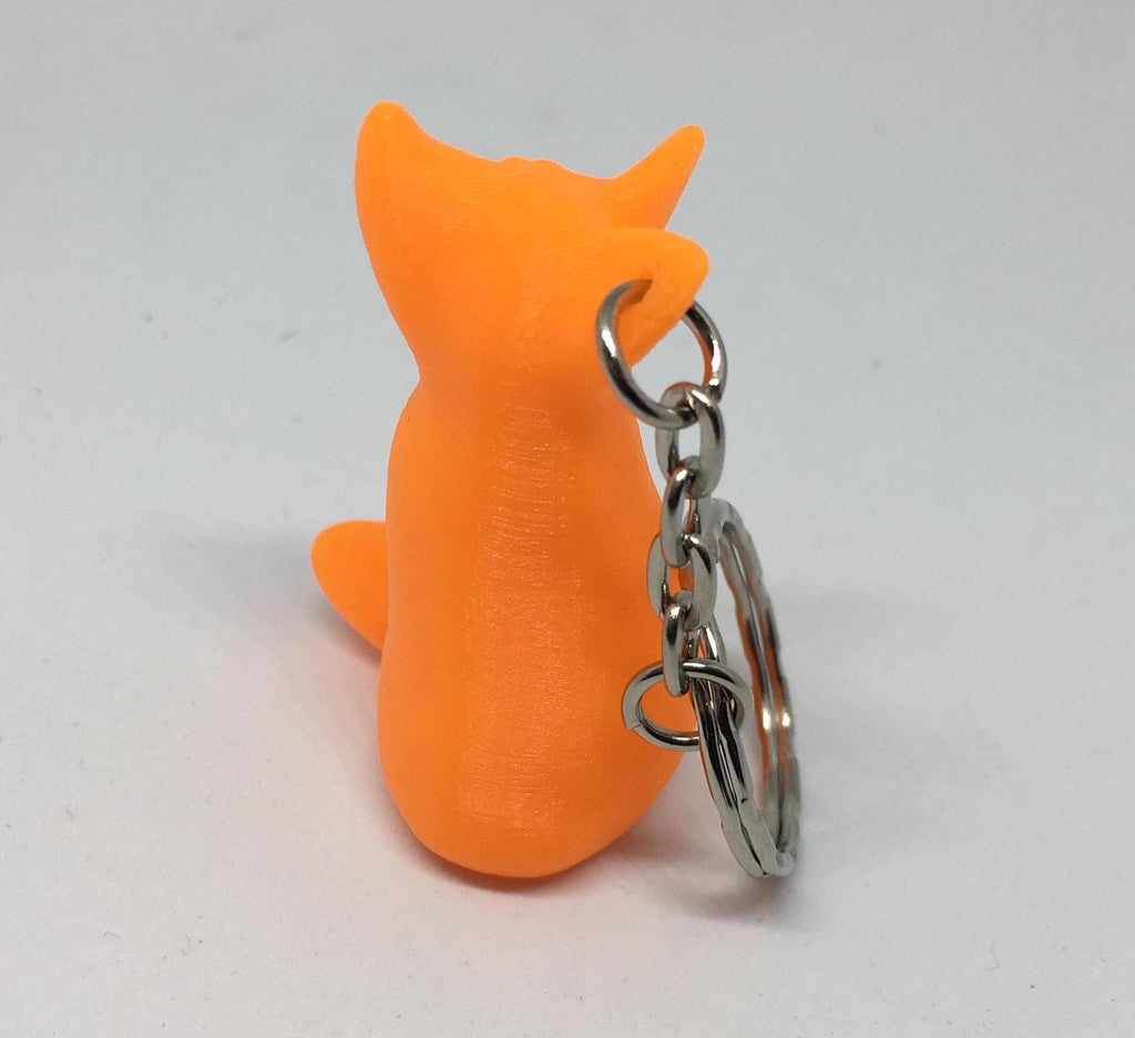 Fox Shape Keyring, Red Fox Keychain, Fox Lover Gift, Animal Lover Gift, Cute Fox Keyring, Fox Bag Tag, Fox Keychain, Fox Bag Tag Gift, Foxy