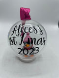 Personalised 1st Christmas Bauble / Babies First Christmas / Baby First Christmas Ornament / First Christmas Tree Decoration / Christmas