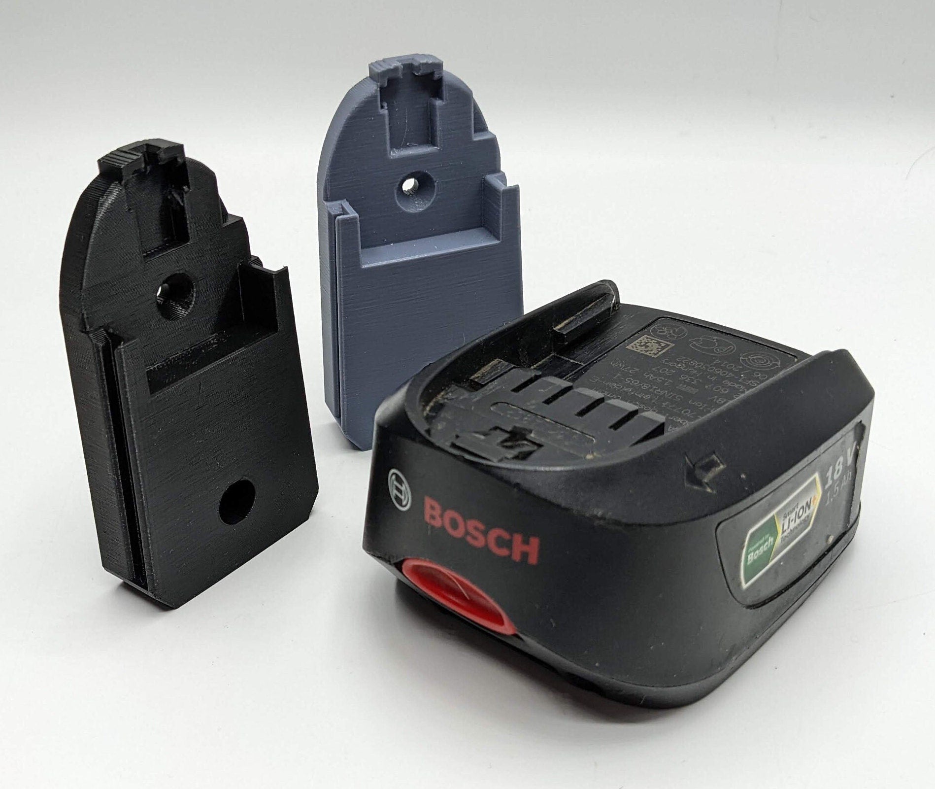 Wall Mount for BOSCH 18V PBA W-B Batteries / Storage Holder - Shed / Workshop / Bosch 18V PBA W-B Battery Mount / Battery Storage Mount