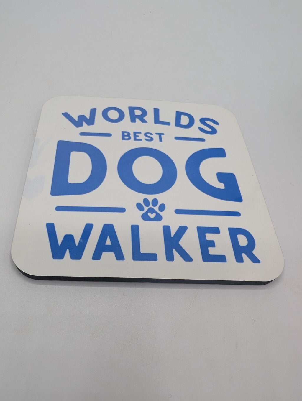 Dog Walker Coaster, Gift for Dog Walker, Under 5 Pound, Dog Walker Thank You, Best Dog Walker Gift, Dog Christmas Gift, Dog Walker Thank You