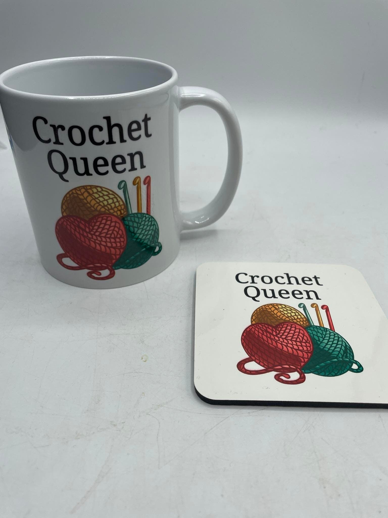 Crochet Queen Mug, Funny Gift for Crocheter, Crochet Gift, Crochet Lover Gift, Crochet Queen Gift, Crochet for her, Crochet for him, Crochet