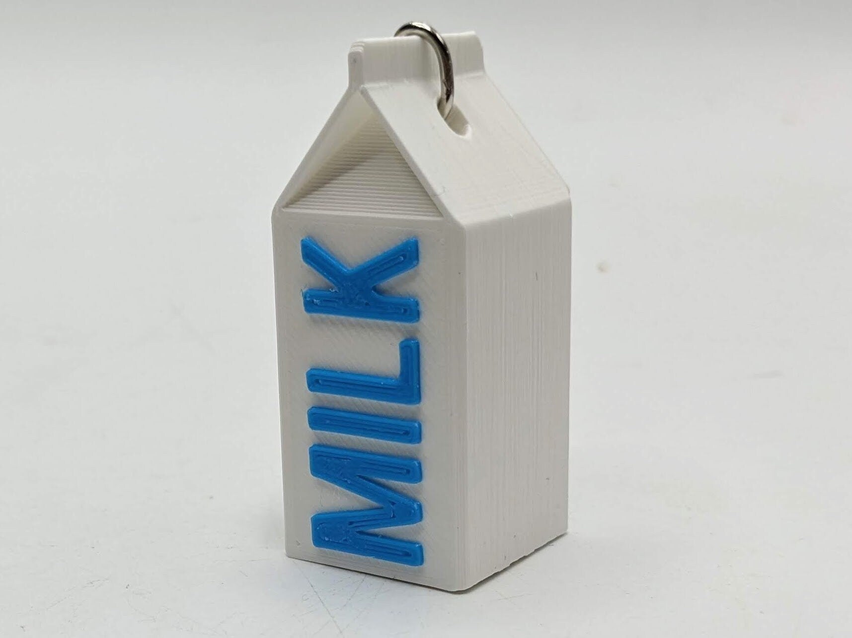 Milk Carton Keyring, Milk Lover Gift, Farmer Gift, Food Keyring Gift, Milk Carton Keychain, Milk Novelty Gift, Milk Carton, Dairy Keyring