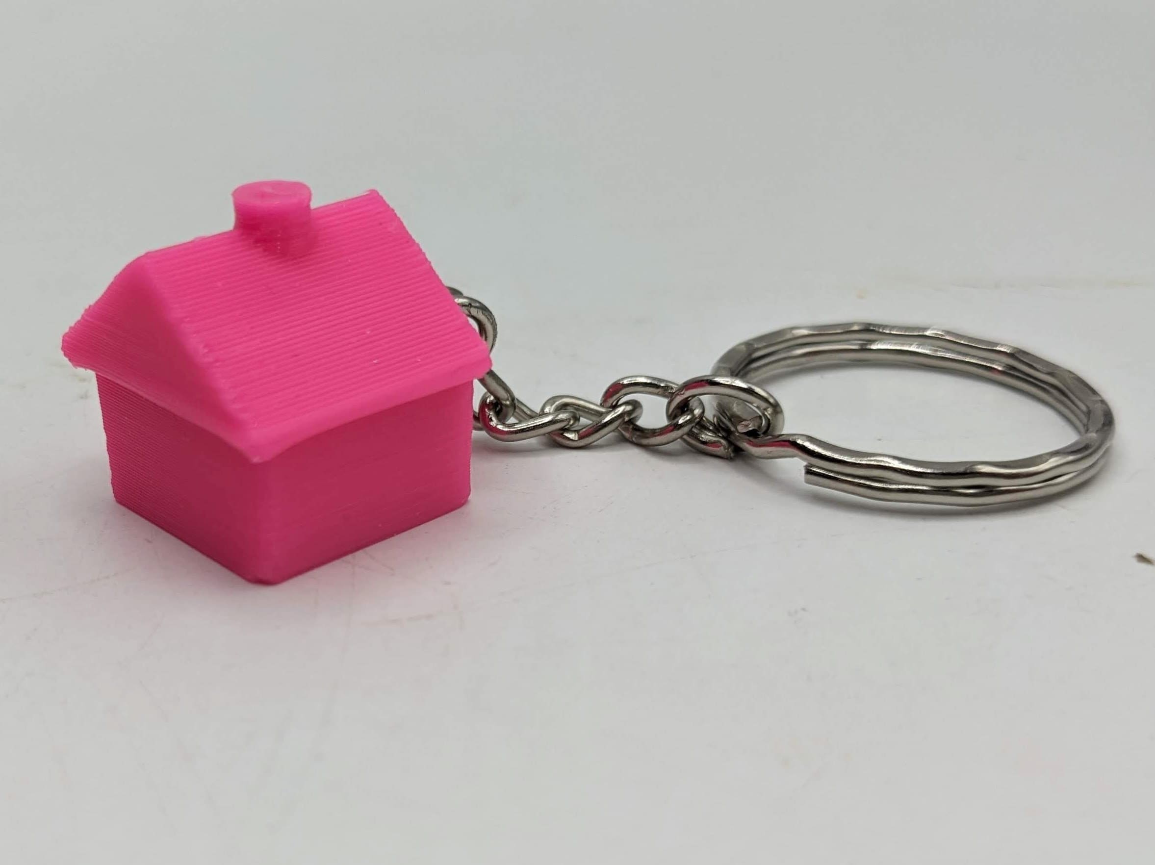 New Home Keyring / Little House Keyring / House Warming Gift / New House Keyring / House Shaped Keyring / House Key Keyring / House Key Gift