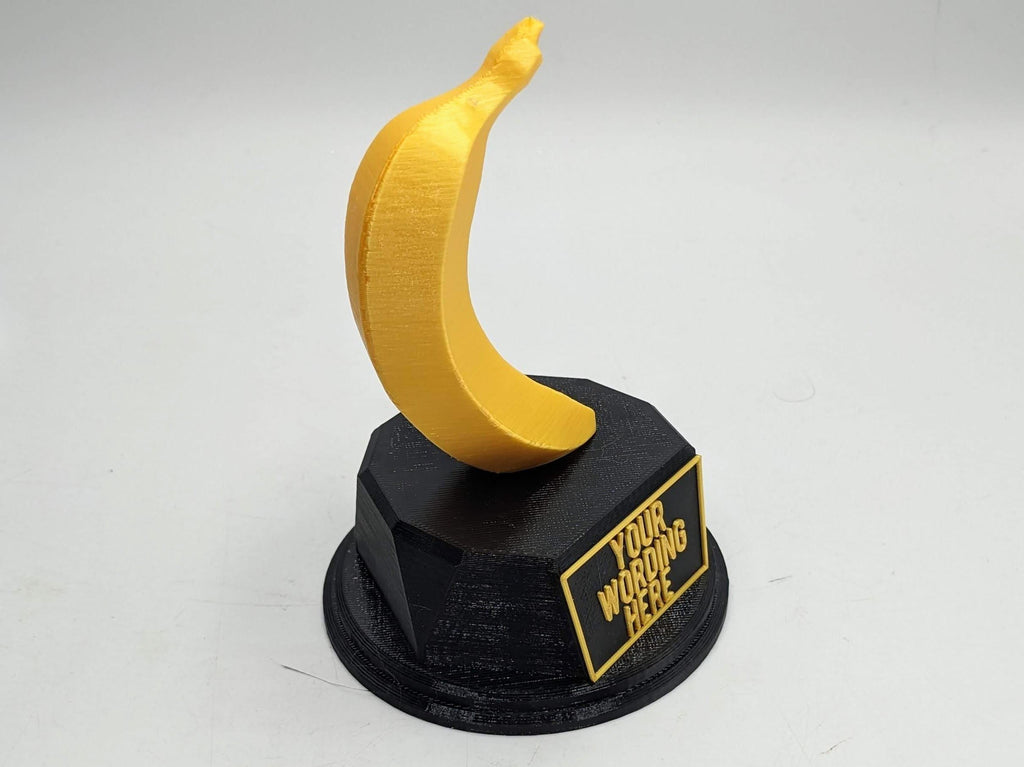 Personalised Banana Trophy / Top Banana Trophy / Banana Fun Trophy / Banana Gift / Banana Award / Banana Joke Trophy / Banana Award / Banana